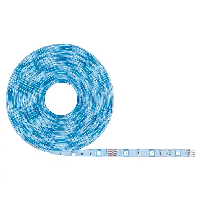 Paulmann SimpLED LED-Band-Set RGB 3 in 1 ZIGBEE - Länge: 5 m, Lichtfarbe: RGB, 20 W, 450 lm, 230 V - Gerollter LED-Streifen mit bläulichem Licht, ideal für dekorative Beleuchtung und stimmungsvolle Akzente im Innenbereich.