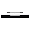 Paulmann URail Abdeckung Connector-Inlay (Schwarz/Transparent) | BAUHAUS