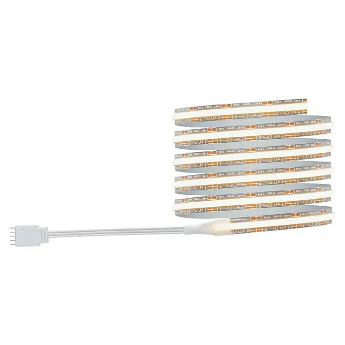 Paulmann MaxLED 500 Set básico - 150 cm, 11 W, Multicolor, 900 lm - Un rollo de tira de luz LED, enrollado con un conector blanco, ideal para iluminación de acento, con iluminación eficiente.