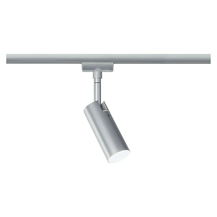Paulmann URail Foco LED para riel Tubo (L x An x Al: 10,5 x 4,2 x 18,6 cm, Cromo mate, Blanco neutro) | BAUHAUS