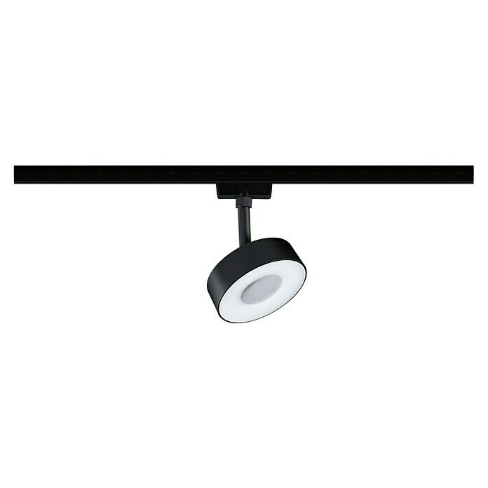 Paulmann URail LED-Spot Circle 2-Step-White (Schwarz-matt, 6,8 x 9,9 x 13 cm) | BAUHAUS