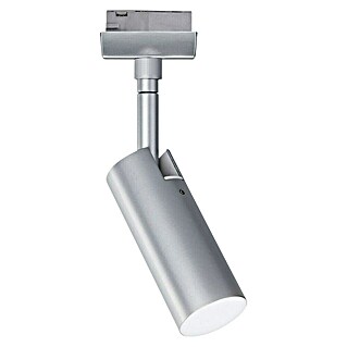 Paulmann URail Foco LED para riel Tubo (L x An x Al: 10,5 x 4,2 x 18,6 cm, Cromo mate, Blanco neutro)