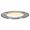 Paulmann Plug & Shine Bodeneinbauleuchte Floor insektenfreundlich (9,8 cm, Bernstein, IP67, Silber) | BAUHAUS