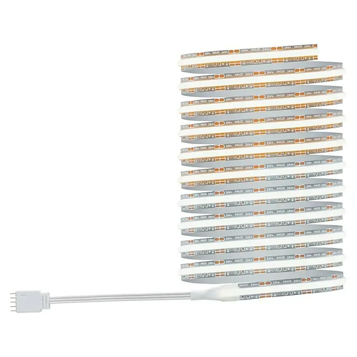 Paulmann MaxLED 500 Set básico - 300 cm, 15 W, Multicolor, 1.800 lm - Tira LED con la inscripción '24V 640LED', presentada enrollada, perfecta para iluminación decorativa y acentos interiores.
