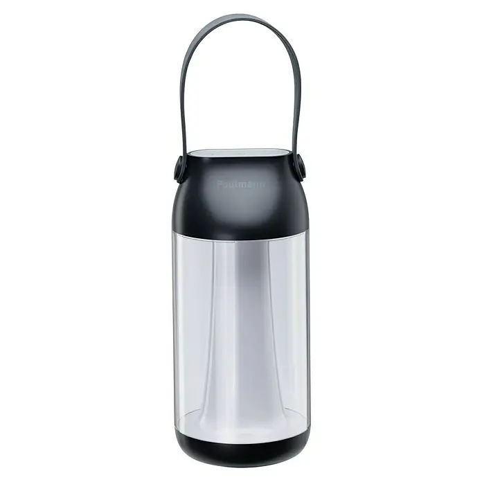 Paulmann Akku-Tischleuchte Cupulino - 1,3 W, Anthrazit, Warmweiß, 8,3 x 18,4 cm - Paulmann LED-Tischleuchte mit Tragegriff. Moderne Laterne für den Innen- und Außenbereich, ideal für stimmungsvolle Beleuchtung.