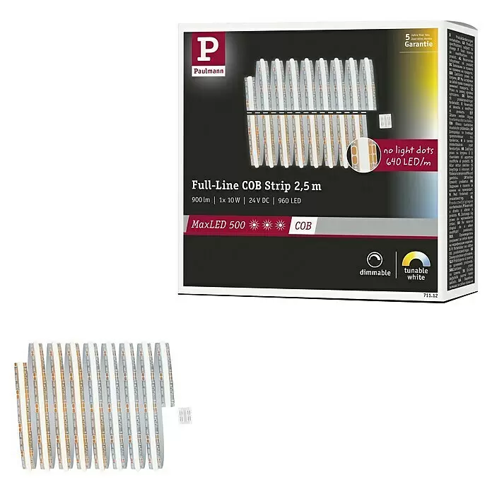 Paulmann MaxLED 500 Basis-Set Full-Line Tunable White250 cm, Mehrfarbig