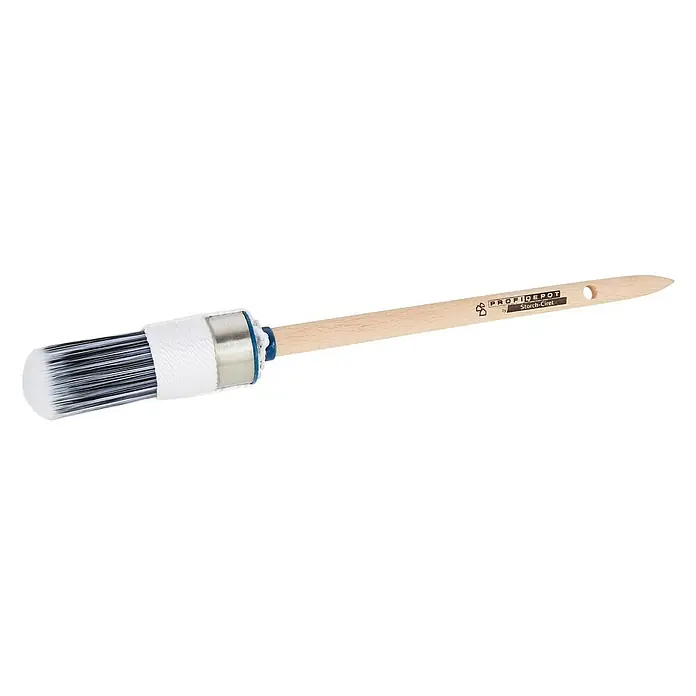 Profi Depot by Storch-Ciret Ringpinsel Lack - Größe Pinsel: 4, Mischborsten, Holz - Pinsel mit hellem Holzgriff und runden Borsten für präzise Farbaufträge, ideal für Detailarbeiten und feine Linien.