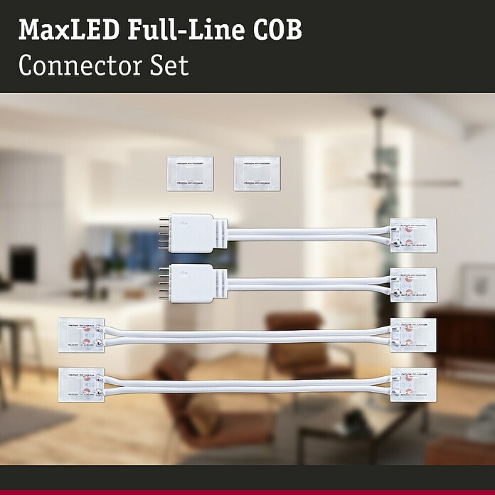 Paulmann MaxLED Set Full-Line COB Connector (Weiß, Passend für: MaxLED Komponenten) | BAUHAUS