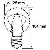 Paulmann Inner Glow LED-Lampe Vintage Globe-Form E27 (E27, Dimmbarkeit: Nicht Dimmbar, Warmweiß, 180 lm, Farbe: Gold) | BAUHAUS