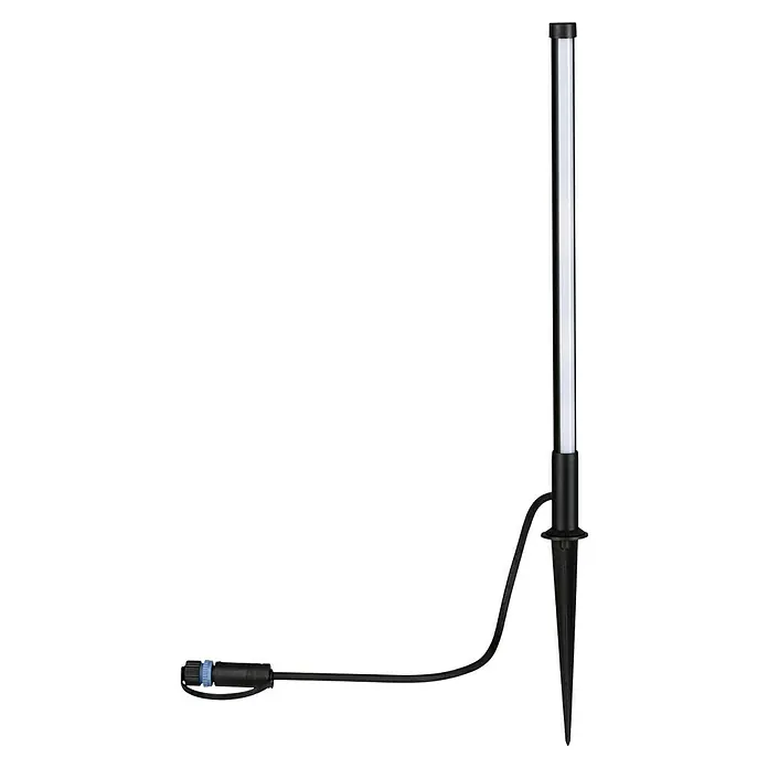 Paulmann Plug & Shine LED-Wegeleuchte - Anthrazit, Höhe: 36 cm, Warmweiß - Eine LED-Gartenleuchte mit Erdspieß und Kabel für den Außenbereich, ideal zur Beleuchtung von Wegen und Gärten.