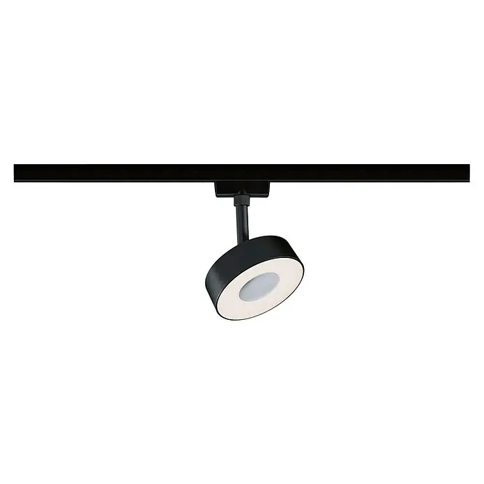 Paulmann URail LED-Spot Circle 2-Step-White - Schwarz matt, 6,8 x 9,9 x 13 cm - Moderne schwarze Deckenleuchte mit LED-Technologie für eine energieeffiziente Beleuchtung. Ideal für Wohn- und Geschäftsräume.