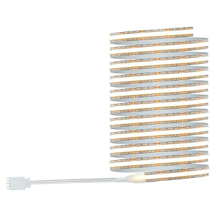 Paulmann MaxLED 500 Basis-Set Full-Line Tunable White - 300 cm, 15 W, Mehrfarbig, 1.800 lm - LED-Streifen mit warmweißem Licht, aufgerollt und mit Anschlusskabel, ideal für stimmungsvolle Beleuchtung.