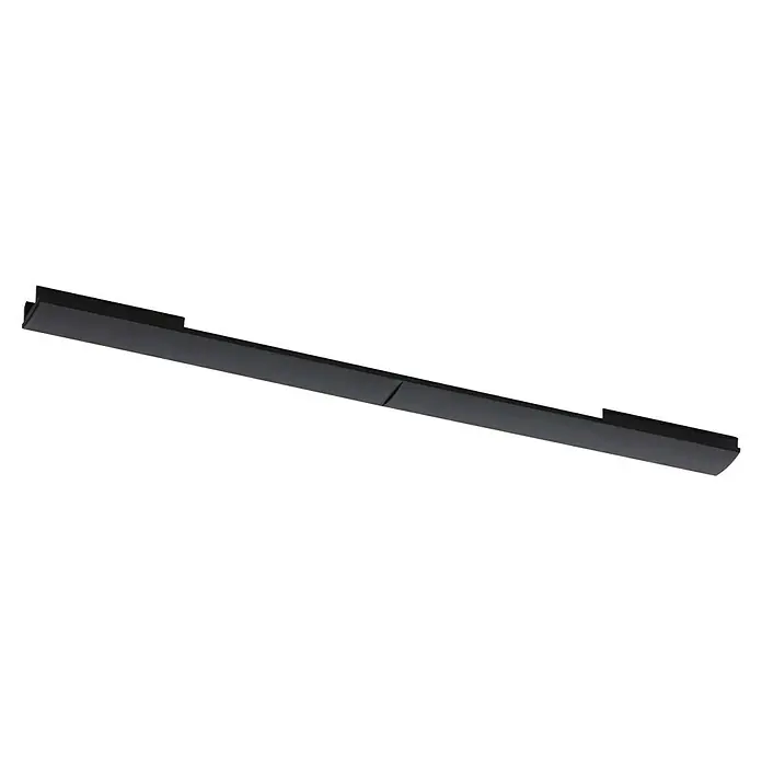 Paulmann URail Abdeckung Connector-Inlay - Schwarz/Transparent - Schlanke schwarze Profilleuchte für moderne Innenräume. Das schlichte Design der Lampe sorgt für eine elegante Beleuchtungslösung.