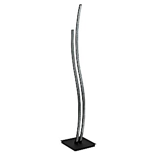 Eglo Lejias Lámpara de pie LED (16 W, Altura: 123 cm, Negro, Blanco cálido)