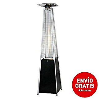 Estufa de exterior pirámide Fulmo (13 kW, Altura: 227 cm, Negro)