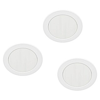 Eglo LED-Einbauleuchten-Set rund Calogne (3 W, Ø x H: 8,6 x 4 cm, Weiß)