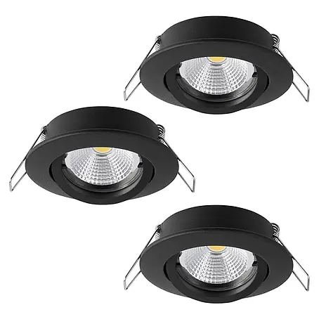 Eglo  LED-Einbauleuchten-Set rund TEDO 1