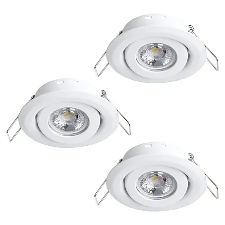 Eglo  LED-Einbauleuchten-Set rund SALICETO MINI-PUCK 2