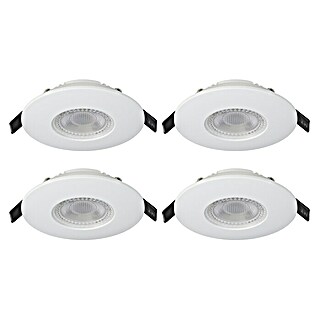 Eglo LED-Einbauleuchten-Set rund Mazuby-LED 1 Starr (5 W, Weiß, Warmweiß)