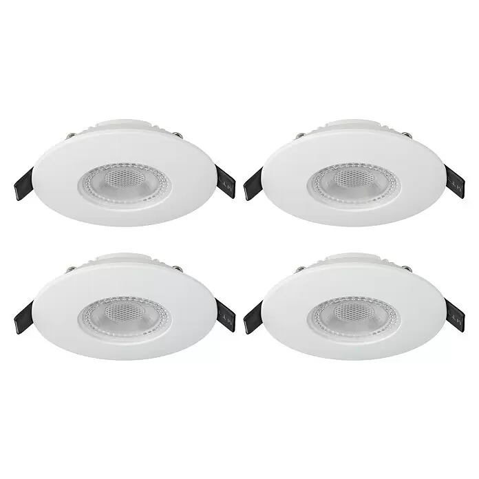 Eglo LED-Einbauleuchten-Set rund MAZUBY-LED 1 Starr5 W, Weiß, Warmweiß