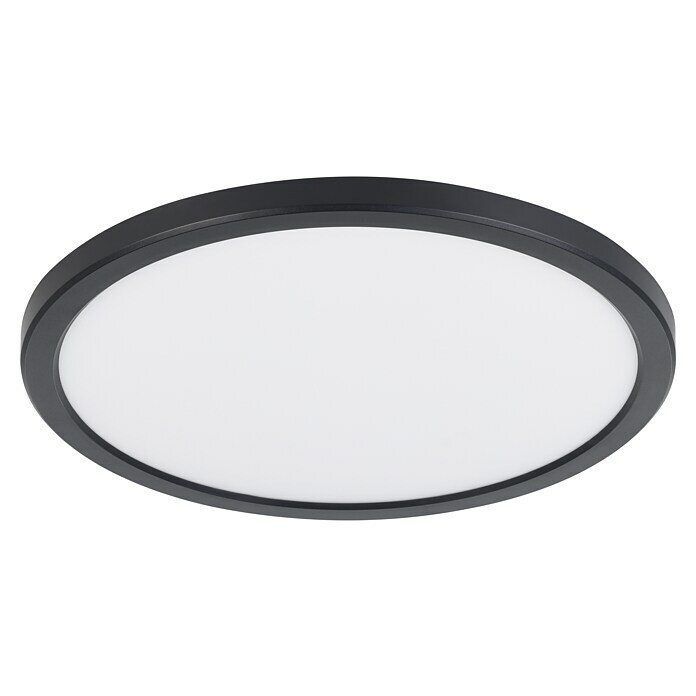 Eglo LED-Deckenleuchte rund CAMPASPERO 2 (IP44, 18 W, Ø x H: 29,5 x 2,5 cm, Schwarz, RGBW) | BAUHAUS