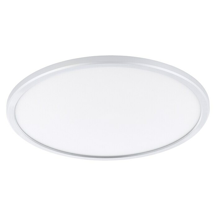 Eglo LED-Deckenleuchte rund CAMPASPERO 2 (IP44, 22,5 W, Ø x H: 42 x 2,5 cm, Silber, RGBW) | BAUHAUS