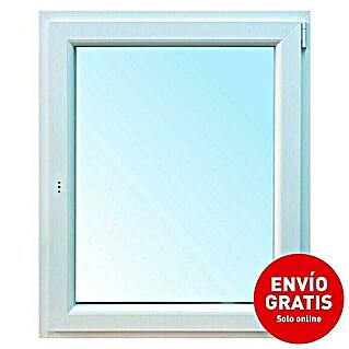 Solid Elements Ventana de PVC Practicable-Oscilobatiente (90 x 120 cm, Derecha, Blanco, Sin persiana)