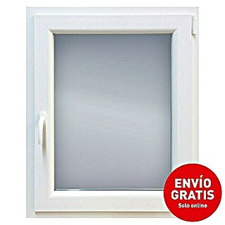 Solid Elements Set de ventana de PVC Practicable-Oscilobatiente (80 x 100 cm, Derecha, Blanco, Sin persiana)