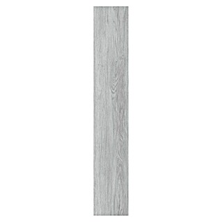 Suelo de vinilo SPC Silver Grey (1.220 x 184 x 5 mm, Efecto madera)