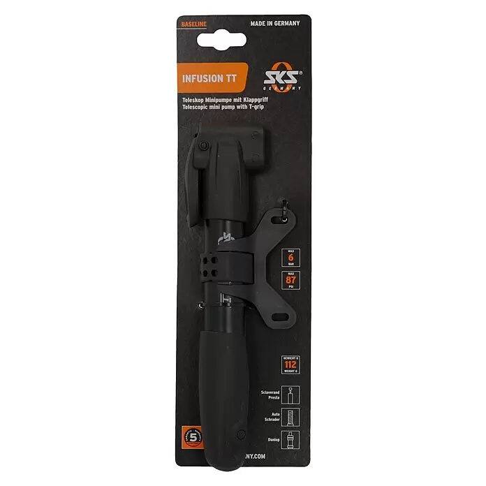SKS Mini-Luftpumpe InfusionGeeignet für: Ventile