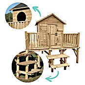 Spielhaus Mario (L x B x H: 227 x 286 x 232 cm, Holz, Natur) | BAUHAUS