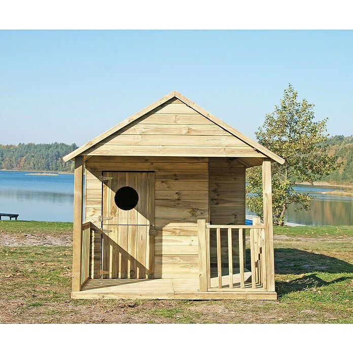 Spielhaus Florian (L x B x H: 170 x 270 x 171 cm, Holz, Natur) | BAUHAUS