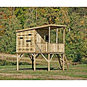 Spielhaus Robin (L x B x H: 220 x 175 x 272 cm, Holz, Natur) | BAUHAUS