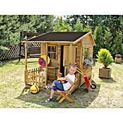 Spielhaus Mia (L x B x H: 190,5 x 143 x 159 cm, Holz, Natur) | BAUHAUS