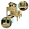 Spielhaus Tom (L x B x H: 226,5 x 176 x 272 cm, Holz, Natur) | BAUHAUS