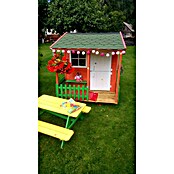 Spielhaus Mia (L x B x H: 190,5 x 143 x 159 cm, Holz, Natur) | BAUHAUS
