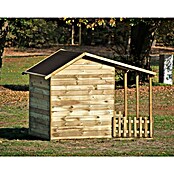 Spielhaus Mia (L x B x H: 190,5 x 143 x 159 cm, Holz, Natur) | BAUHAUS