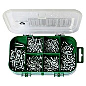 Stabilit Surtido de tornillos multiuso (360 piezas, Ranura en forma de cruz Pozidriv, Caja de plástico)