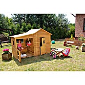 Spielhaus Elisa (L x B x H: 240 x 125 x 173 cm, Holz, Natur) | BAUHAUS