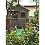 Spielhaus Tom mit Rutsche (L x B x H: 226,5 x 176 x 272 cm, Holz, Natur) | BAUHAUS