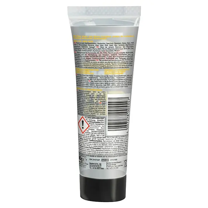Pattex Kleben statt Bohren Montagekleber Kristallklar - 90 g, Tube, Lösemittelfrei - Pattex Kleben statt Bohren Kristallklar: Klebstoff für diverse Materialien, ideal für Heimwerker und Profis.