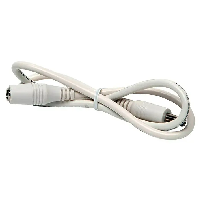 SpeedComfort Verbindungskabel - Kabellänge: 60 cm - Weißes Audiokabel mit zwei Enden, zusammengebunden mit einem Kabelbinder. Ideal für Audioverbindungen mit klarem Klang.