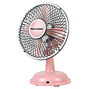 PR Klima Ventilador de sobremesa (Rosa, Diámetro: 14 cm, 2,5 W, 105,65 m³/h, Puerto USB 2.0)