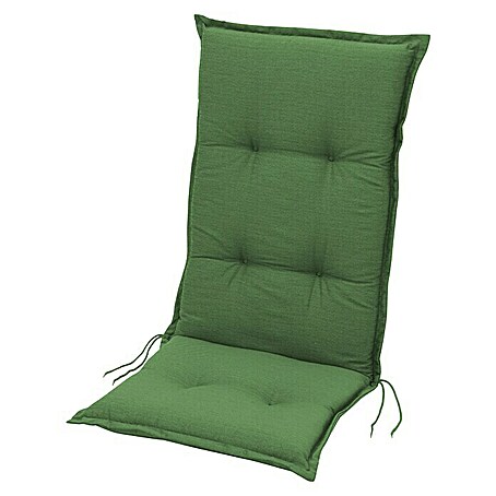Sunfun Exclusive-Line Sitzauflage (Islandgrün, Hochlehner, L x B x H: 120 x 50 x 6 cm, Materialzusammensetzung Bezug: Polyester)