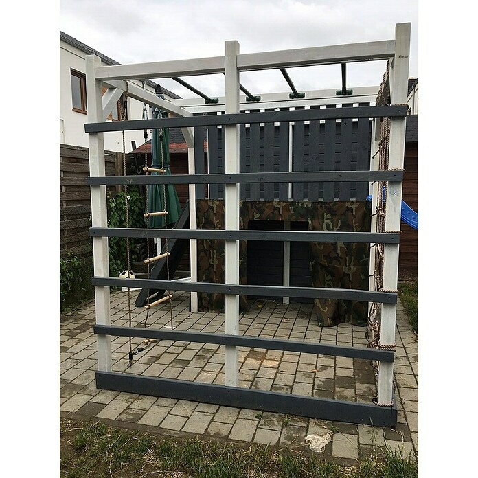 Dječji toranj za igru Alfa  (D x Š x V: 447 x 225 x 210 cm, Natur) | BAUHAUS