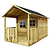 Spielhaus Leonie (L x B x H: 250 x 141 x 165 cm, Holz, Natur) | BAUHAUS