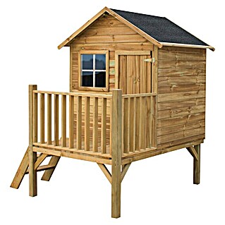 Spielhaus Tobias (L x B x H: 179 x 161 x 221 cm, Holz, Natur)
