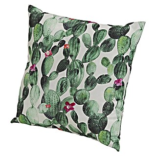 Sunfun Kissen Vanessa (L x B: 43 x 43 cm, Grün, Kaktus, Polyester)