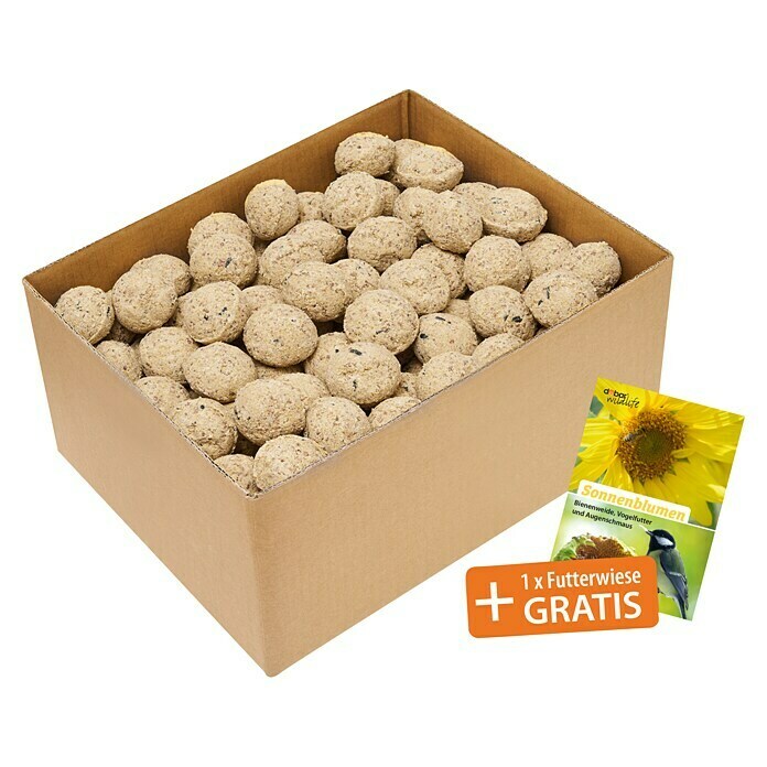 Dobar Meisenknödel Protein (100 Stk. + 2 Halter)