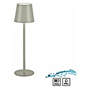 Just Light Lámpara de sobremesa a batería Euria (3 W, L x An x Al: 11 x 11 x 37 cm, Blanco cálido, Gris) | BAUHAUS